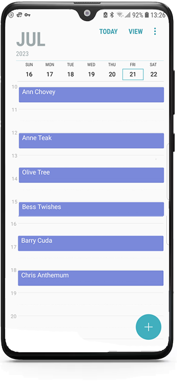 IBEX Mobile Schedule